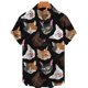 thumbnail image 3 of Lindas camisetas con gráficos de perros para hombres, ropa con estampado 3D, camisas hawaianas de playa, camisetas de manga corta Y2K, ropa vintage, blusa con solapa, 3 of 5