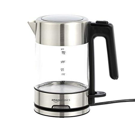 Basics Electric Glass and Steel Kettle - 1.0 Liter