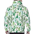 thumbnail image 7 of Xecao Cactus Plants1 Pattern Men's Adult Pullover Hoodie,Hooded Sweatshirt-Small, 7 of 7