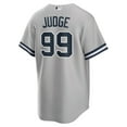 Men's Nike Aaron Judge Gray New York Yankees Big & Tall Road Replica