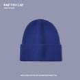 thumbnail image 3 of LinYooLi Hat Girl Autumn And Winter Wool Hat High -Quality Solid Color Warming Ear -Cold Hat Korean Version Of Face Faces, Small Couple Tide Knitted Hat, 3 of 9