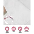 thumbnail image 6 of Pink Flowers Kitchen Dish Towels for Drying Dishes Set of 4, Spring Floral Butterfly Leaves Plants Rustic Plaid Waffle Weave Microfiber Hand Tea Bathroom Towels Quick Dry & Absorbent Towel 12x12, 6 of 7