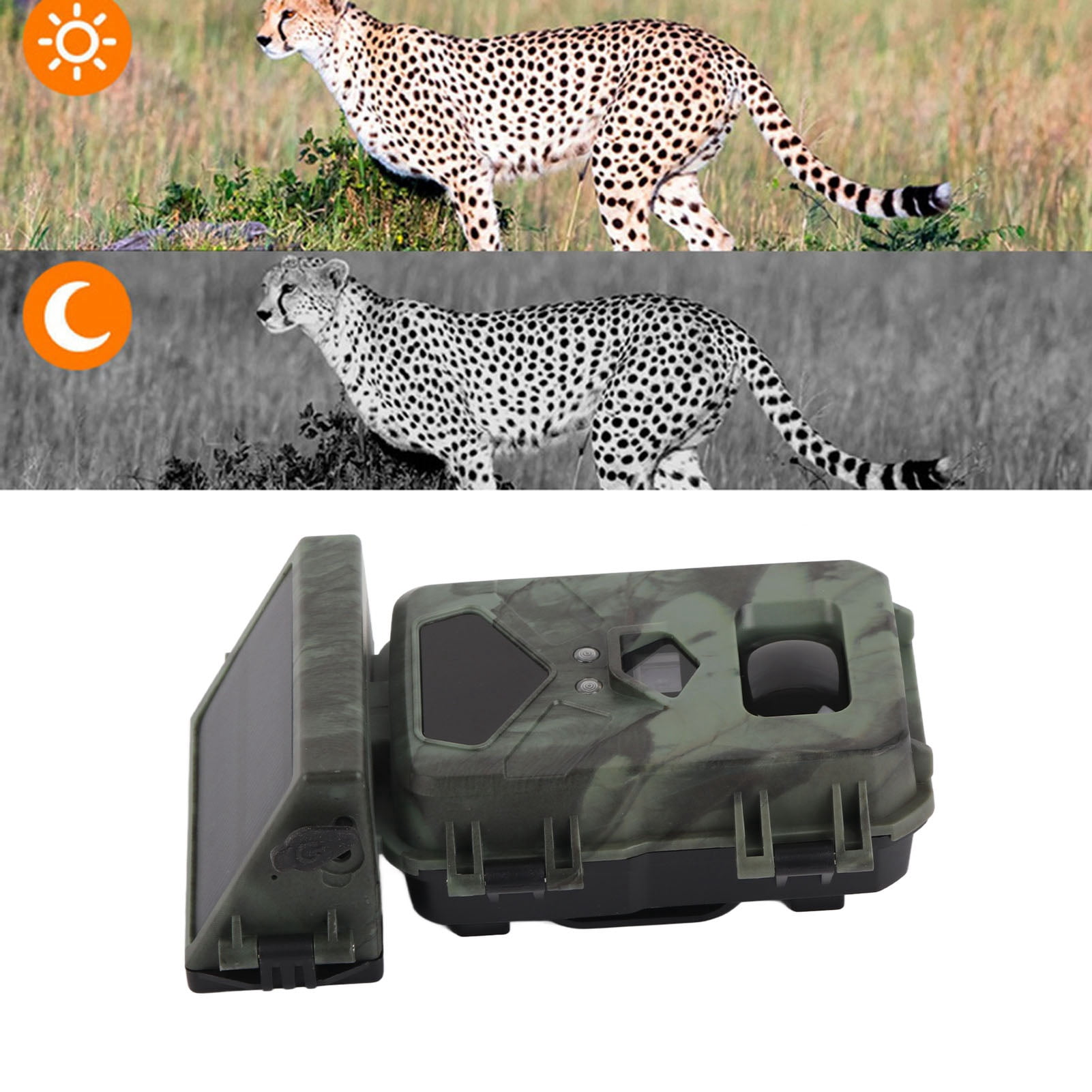 Mini Trail Camera, Easy Install Hunting Camera IR Night Tracking Moving Targets  For Outdoor
