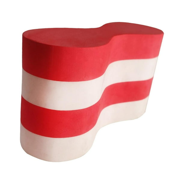 Flotador de piernas Pull Buoy de 4 capas para piscina de flotabilidad para adultos, jóvenes, principiantes, hombres y mujeres Rojo