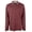 Merlot Heather, variant on Men's Greenwich Cotton Long Sleeve Polo Shirt MHthr X-Large