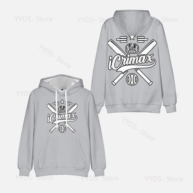 Nueva sudadera con capucha Burgerpommes icrimax para adolescentes, sudaderas con capucha Kawaii de color degradado, sudaderas de juego de Anime, Tops de moda, ropa fresca para niños