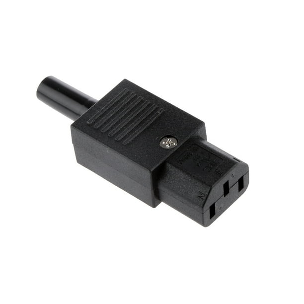 Enchufe Adaptador De Corriente Conector De Eléctrica para LCD / LED TV De IEC C13 Inline Mujer 10A 250V perfecl toma IEC