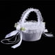 thumbnail image 4 of Elegant Large Wedding Flower Girl Basket with Lace Decorated, 4 of 4