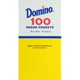 Domino Pure Cane Sugar Packets, 0.12 oz, 100 count