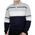 thumbnail image 6 of NEW! Classics by Palmland L/S Horizontal Stripes Banded Bottom Shirt - 3 Colors, 6 of 7