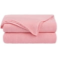 thumbnail image 1 of Unique Bargains 100% Cotton Soft  Knitted Throw Solid Blanket for Couch Sofa Bedroom, 1 of 10
