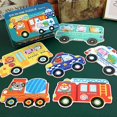thumbnail image 1 of 6 in 1 Wooden Puzzles for Kids - Fun and Educational Puzzles, Toddler Early Education Toys for Boys and Girls 3 to 6 Years Old, 1 of 1