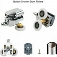 thumbnail image 4 of Shower Door Rollers, 25mm Diameter, Sliding Replacement, Fits 4-6mm Glass, 4 of 5