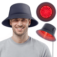 thumbnail image 2 of Dr.pedi Red Light Therapy Hair Growth Cap with 336 LEDs 660nm & 850nm, Discreet Fisherman Hat Design Fits up to 24.4", Full Scalp Coverage for Men & Women, 2 of 8