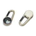 thumbnail image 2 of champagne-boussole Avec Mousqueton 2pcs Brújula multifunción Mousquetons portátiles Porte-cls Avec Boussole Boussole Clips Pour Extrieur Campi, 2 of 5