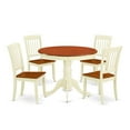 thumbnail image 2 of East West Furniture Dining Room Set Buttermilk & Cherry, ANDA5-BMK-W, 2 of 6
