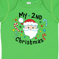 thumbnail image 4 of Inktastic My Second Christmas Santa with Candy Canes Boys or Girls Baby Bodysuit, 4 of 5