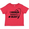 thumbnail image 3 of Inktastic I Hooked Nana's Heart with Fishing Rod Boys or Girls Toddler T-Shirt, 3 of 5