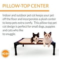 thumbnail image 4 of K&H Pet Products Comfy Pet Cot Elevated Pet Bed Chocolate/Tan Small 22 X 17 X 7 Inches, 4 of 9