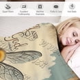 thumbnail image 6 of Super Soft Flannel Fleece Throw Blanket With Bee Themed,Great for Sofas, Couches, Beds, Camping, and Travel, The Whole Room Feels Soft and Cozy 40"x50", 6 of 6
