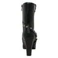 thumbnail image 4 of Hypard Women's 10" Harness Biker Boot Black Size in 11, M, 4 of 5