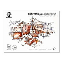 BACHMORE BLEEDPROOF MARKER PAPER PAD 9X12- PREMIUM WHITE 80LB/120G