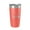 Coral, variant on Lake Georgetown Map Tumbler Travel Mug Insulated Laser Engraved Coffee Cup Texas 20 oz Black
