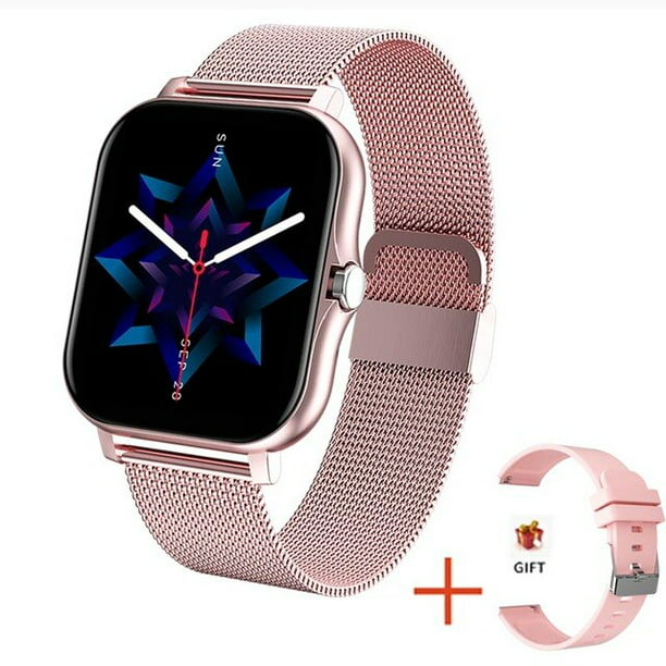 Escribe email detergente Moderador For Xiaomi Samsung Android Phone Reloj Inteligente Mujer Custom Dial Smart  watch Women Bluetooth Call 2022 Smart Watch Men +Box - Walmart.com