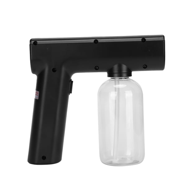 Pulverizador de niebla nanométrico portátil, pistola nebulizadora eléctrica multifuncional, pulverizador de limpieza inalámbrico, negro