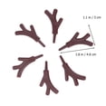 thumbnail image 2 of Mobestech 120pcs Retro Baubles Snowman Hand Branch Antler Accessories for Holiday Decoration, 2 of 8