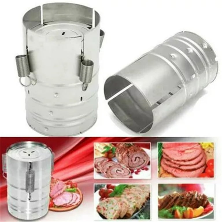 Wovilon Ham Maker - Stainless Steel Meat Press for Making Healthy Homemade Deli  Meat Withand Cooking Bags 