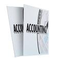 thumbnail image 4 of A-frame Sidewalk Accounting 24" x 36" Double Sided A-Frame Sidewalk Sign, Includes 2 Plastic Inserts | Foldable Portable White Signicade Sandwich Board Signs, 4 of 5