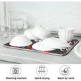 thumbnail image 7 of Coffee Theme Beans Dish Drying Mat for Kitchen Counter 16 x 18 Inch Absorbent Microfiber Dry Dishes Mats Drainer Mat Dish Drying Pad for Countertops, 7 of 7