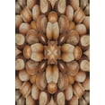 thumbnail image 1 of Ahgly Company Machine Washable Indoor Rectangle Transitional Sand Brown Area Rugs, 5' x 7', 1 of 7