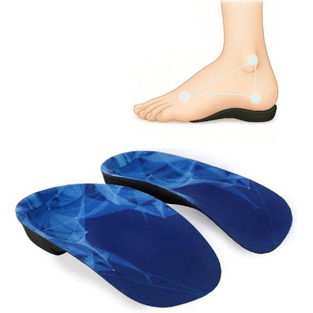 Dr. JK- Plantar Fasciitis Insoles for Women and Men, 1 Pair, Large, Arch Support Inserts for Heel Pain, Flat Feet and Over-Pronation
