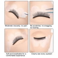 thumbnail image 2 of Parches para los ojos, extensión de pestañas debajo del párpado, pestañas de injerto hidratante (plata) Likrtyny Cuidado Belleza, 2 of 9