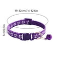 thumbnail image 3 of PONPRNGY Puppy Collar with Bell, 1-Pack Kitten Collar Collar with Bell Nylon Soft Adjustable Buckle for Small Tiny Boy Girl Pets Females, 3 of 7