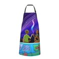 thumbnail image 2 of Lsque Scooby-Doo Waterproof Apron Chef Aprons for Men Heavy Duty Chemical Work Apron Extra Long Grilling Aprons with Adjustable Bib Apron, 2 of 9