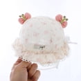 thumbnail image 2 of Tigivemen Infant Sun Hats Summer Bucket Hat Breathable Girl Bonnet Cap Lace Wide Brim Sunhats with Bow Pink Size 3-18 Months, 2 of 3