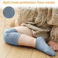 thumbnail image 3 of 1 set of baby crawling anti-slip knee pads and non-slip baby socks neutral children's knee pads anti-slip ankle socks, 3 of 5