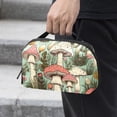 thumbnail image 2 of Mushroom Oxford Fabric Digital Pouch for Electronic Devices, Waterproof Travel Case for Cell Phone Charger, Hard Drive, and Cords - 5.9x9.44x3.14 inches, 2 of 6