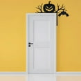 thumbnail image 5 of Halloween Door Topper Pumpkin Bat Door Sign Decorations for Farmhouse Living Room Corner Christmas Halloween Indoor Outdoor Frame Window Decor, 5 of 7