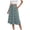 Dark Green, variant on Midi Skirts for Women Trendy Summer High Waisted Flowy Boho Floral Skirts Casual Tiered A Line Skirt with Pockets (Sky Blue, M)
