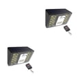 thumbnail image 2 of Billuyoard Garden Solar Fence Light Walkway Stairs Safety Lamp Control Lighting Mounted Park Patio Outdoor with Remote Wall Deck 2piezas, 2 of 6
