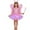 Pink, variant on Landzoo One Glowing Fairy For Girls With Light Up Wand And Floral Four Piece Dress Up Play Cute Cozy Girls And Boys Outfits One Size