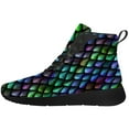 thumbnail image 3 of Aidianart Mens Dragon Scales High Top Sneakers High Top Shoes Size 5.5, 3 of 5