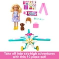 thumbnail image 5 of Barbie Chelsea Can Be... Plane Doll & Playset, 2-Seater Aircraft with Spinning Propellor & 7 Accessories, 5 of 7