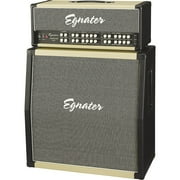 Angle View: Egnater Tourmaster 4100 Guitar Amp Head and Tourmaster 412A 280W 4x12 Guitar Extension Cabinet