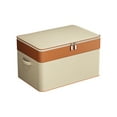 thumbnail image 2 of SuoKom Double Layer Oxford Zipper Clothes Storage Bag Wardrobe Storage Box Portable Storage Bag Winter Quilt Storage Box, 2 of 6