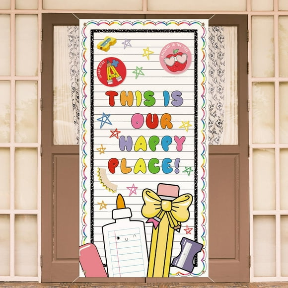 Cubierta de puerta para cuaderno de composición HunnMingre de Classroom Decor